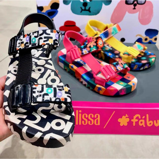 Melissa 2025 Phong Cách Mới Giày Sandal Trẻ Em Bé Trai Bé Gái Đế Mềm Mở Mũi Đi Biển