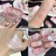 Xixi 2 Phấn má hồng Phấn mắt: má hồng 2in1 má hồng và phấn mắt Nature Eye Shadow NO.J120