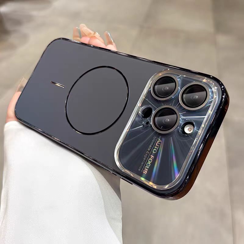 Cửa sổ lớn có vỏ cứng ống kính tương thích với iPhone 12 pro max 13 pro max 14 pro max 15 pro max 16 pro max 17 pro max 17 air case