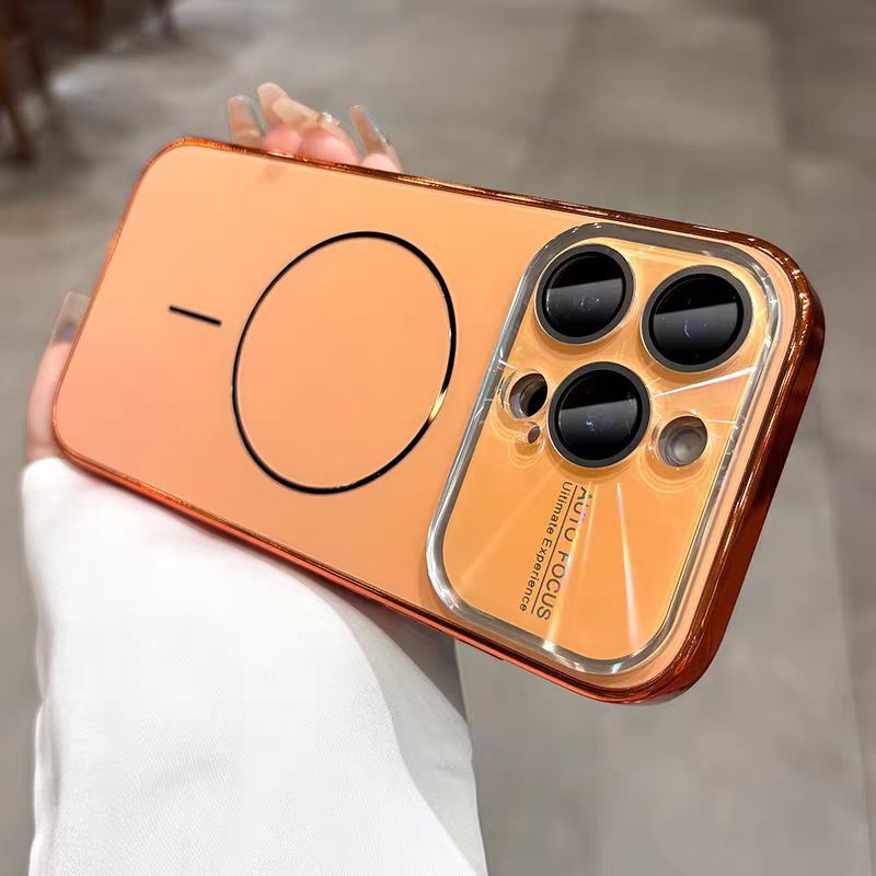 Cửa sổ lớn có vỏ cứng ống kính tương thích với iPhone 12 pro max 13 pro max 14 pro max 15 pro max 16 pro max 17 pro max 17 air case