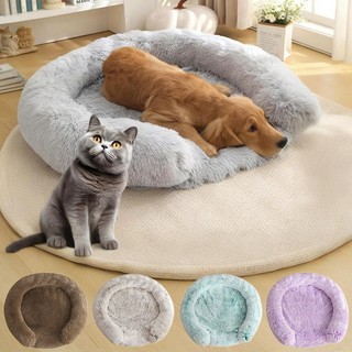 Giường cho chó, Giường Sofa cho thú cưng mềm mại cỡ lớn, Tổ thú cưng ấm áp mùa đông có gối Vỏ có thể tháo rời và Giường mèo chỉnh hình