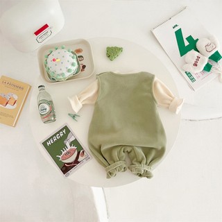 Bé Sơ Sinh Bé Trai Bé Gái Cotton Dễ Thương Mềm Mại Và Thoải Mái Mùa Đông Quần Áo Voi Xanh Áo Liền Quần Quà Tặng Giáng Sinh (0-24 tháng)