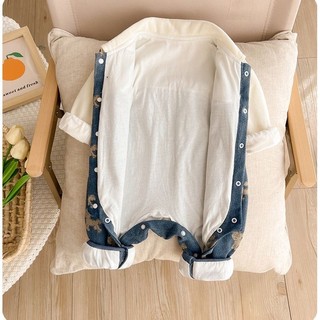 Bé Sơ Sinh Bé Trai Bé Gái Cotton Dễ Thương Mềm Mại Và Thoải Mái Mùa Đông Bò Treo Quần Áo Liền Quần Quà Tặng Giáng Sinh (0-24 tháng)