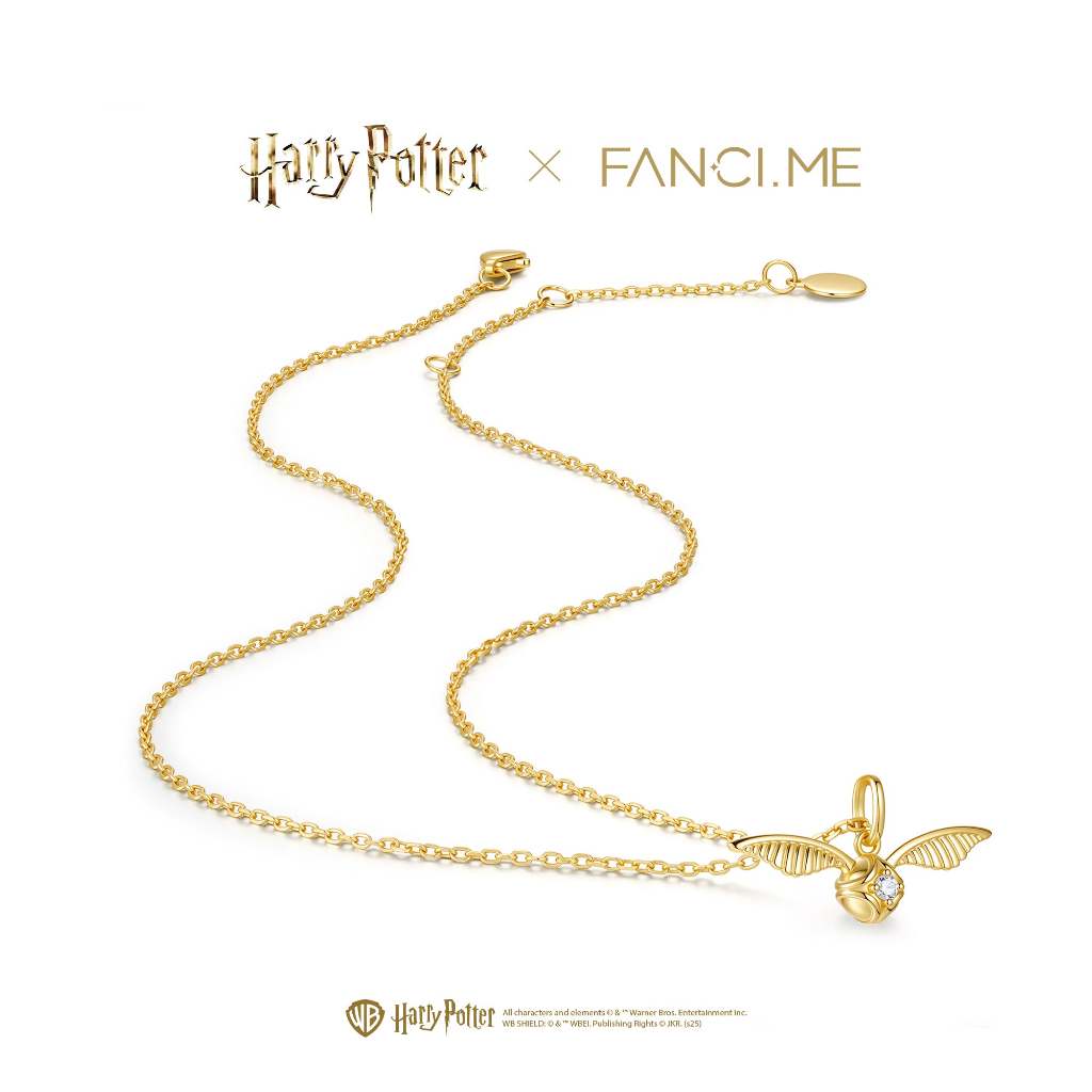 FANCIME x Harry Potter Vòng cổ bạc Snitch