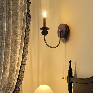 AIMI Đèn Nến Retro Led Sắt Rèn Đèn Tường Phòng Ngủ Đầu Giường Phòng Khách Chiếu Sáng Trang Trí Hành Lang / Đèn Cầu Thang