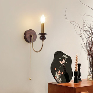 AIMI Đèn Nến Retro Led Sắt Rèn Đèn Tường Phòng Ngủ Đầu Giường Phòng Khách Chiếu Sáng Trang Trí Hành Lang / Đèn Cầu Thang