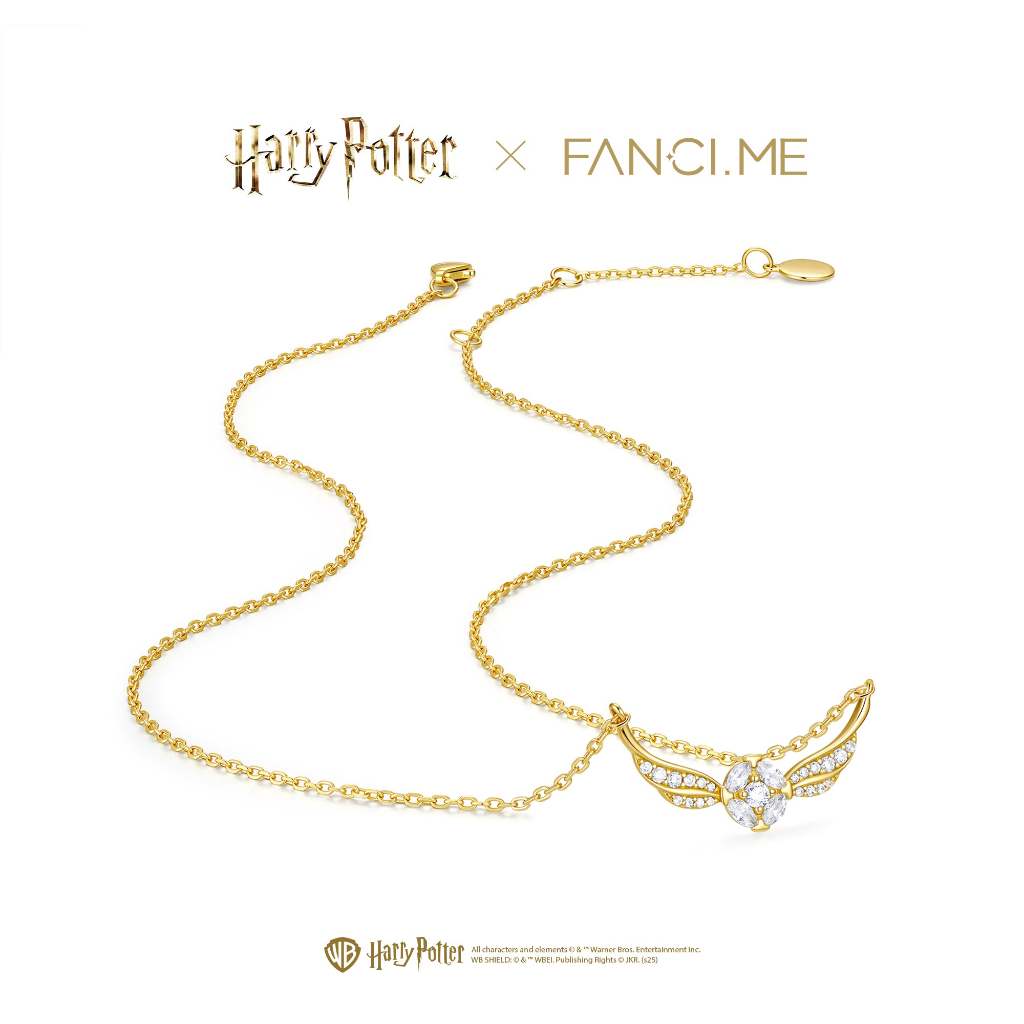 FANCIME x Harry Potter Vòng cổ bạc Snitch