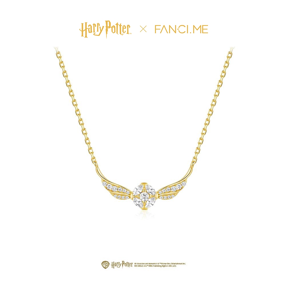 FANCIME x Harry Potter Vòng cổ bạc Snitch