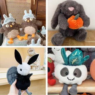 Audrey Hootsoftly Jellycat Owl Đồ chơi sang trọng có mặt nạ mắt Búp bê động vật nhồi bông mềm Quà tặng Giáng sinh cho trẻ em