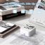 Máy In Nhiệt Mini Bluetooth cầm tay với giấy dán 1 cuộn, Máy dán nhãn Y2C, Máy in bỏ túi Bluetooth, Thích hợp cho DIY, Ghi chú, Quà tặng hợp lý hình ảnh cho trẻ em và tay nghề thủ công, Trắng
