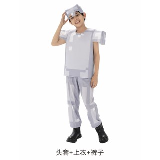 [Sản phẩm mới] Giảm giá-Bộ phim lớn của tôi Minecraft Trang phục Halloween Trang phục trẻ em cos Trang phục biểu diễn
