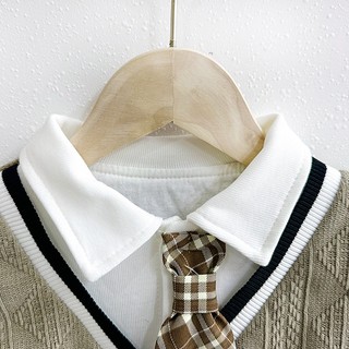 Bé Trai Sơ Sinh Cotton Dễ Thương Mềm Mại Và Thoải Mái Mùa Đông Quý Ông Thắt Nơ Gấu Quần Áo Liền Quần Quà Tặng Giáng Sinh (0-24 tháng)
