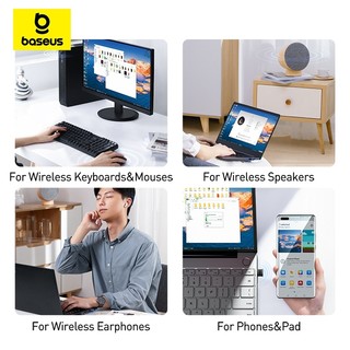 Bộ chuyển đổi không dây kết nối 7 thiết bị Baseus BA04 với phạm vi tín hiệu ổn định 20m