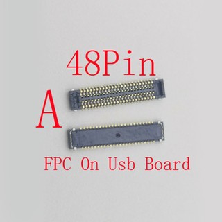 2-10 Chiếc Sạc Usb Màn Hình Lcd FPC Kết Nối Cắm Cho Samsung Galaxy M02 M022 M12 M33 M336 M23 M236 M127F Flex Cable Jack Sạc Liên Hệ Trên Ban 48 78 Pin