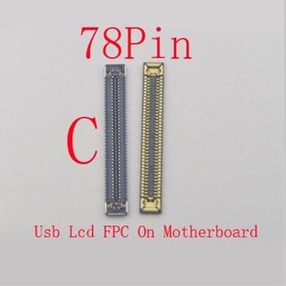 2-10 Chiếc Sạc Usb Màn Hình Lcd FPC Kết Nối Cắm Cho Samsung Galaxy M02 M022 M12 M33 M336 M23 M236 M127F Flex Cable Jack Sạc Liên Hệ Trên Ban 48 78 Pin