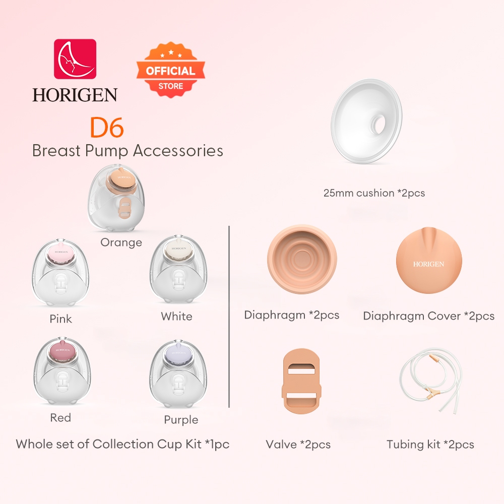 Horigen DecentGo D6 Phụ kiện máy hút sữa điện Silicone mềm cấp thực phẩm