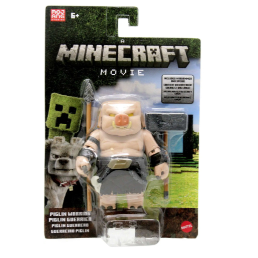 Bộ nhân vật và phụ kiện hành động Minecraft, Bộ sưu tập nhân vật có thể đặt được lấy cảm hứng từ một bộ phim Minecraft, tỷ lệ 3,25 inch JFR62