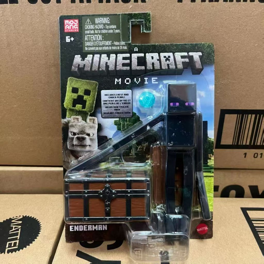 Bộ đồ chơi nhân vật và phụ kiện hành động Minecraft, Bộ sưu tập nhân vật có thể đặt ra Enderman Lấy cảm hứng từ một bộ phim Minecraft, tỷ lệ 3,25 inch JFR61