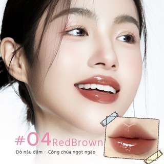 【Hiệu Ứng Bóng Nước】Romantic Beauty Son Thạch Dưỡng Ẩm Bichon Lip Jelly Bóng Mượt Như Gương Son Kem Son Đất Dưỡng Môi Kiểu Dễ Thương 2g