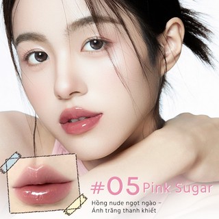 【Hiệu Ứng Bóng Nước】Romantic Beauty Son Thạch Dưỡng Ẩm Bichon Lip Jelly Bóng Mượt Như Gương Son Kem Son Đất Dưỡng Môi Kiểu Dễ Thương 2g
