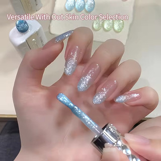 [ANNIES] Sơn móng tay đám cưới tưởng tượng Đèn Flash mịn phổ biến Làm móng tay kim cương lấp lánh lâu trôi không rơi Thích hợp cho Giáng sinh
