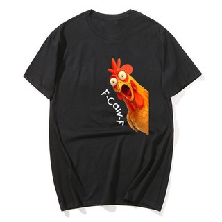 F-Caw-F Gà FCAWF Gà Ngộ nghĩnh Thiết Kế Gà Con Mới Lạ Áo nam Quần Áo Thoải Mái Kích Thước S-XXL