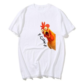 F-Caw-F Gà FCAWF Gà Ngộ nghĩnh Thiết Kế Gà Con Mới Lạ Áo nam Quần Áo Thoải Mái Kích Thước S-XXL