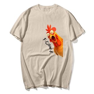 F-Caw-F Gà FCAWF Gà Ngộ nghĩnh Thiết Kế Gà Con Mới Lạ Áo nam Quần Áo Thoải Mái Kích Thước S-XXL
