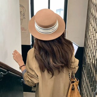 Mũ phong cách Anh có băng trang trí bảng chữ cái, phù hợp cho mùa thu đông