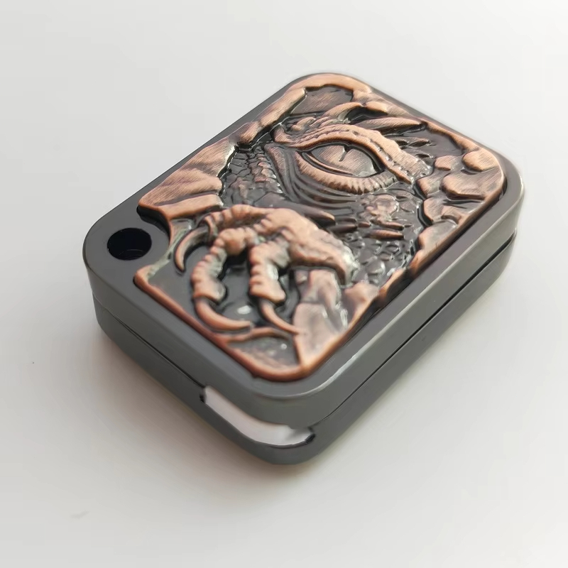 1 BPMODS Rồng Đẩy Fidget Trượt EDC Fidget Cảm Giác Chịu Áp Lực Kim Loại Fidget Xoay Đồ Chơi Đầu Ngón Tay Con Quay Hồi Chuyển Đồ Chơi