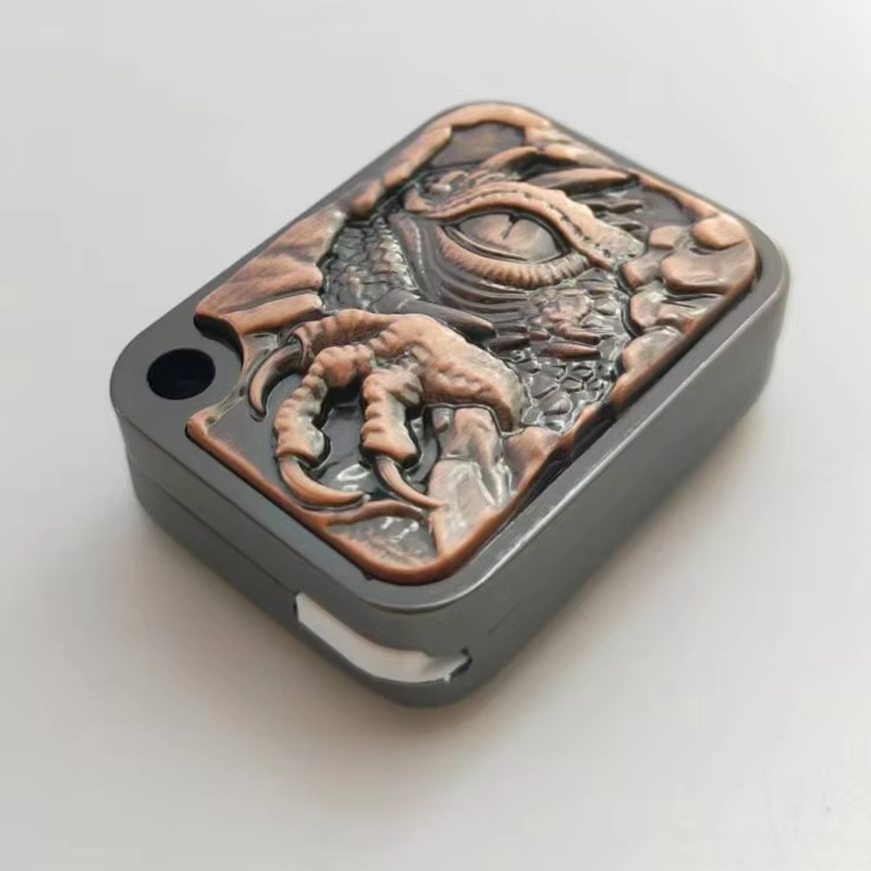 1 BPMODS Rồng Đẩy Fidget Trượt EDC Fidget Cảm Giác Chịu Áp Lực Kim Loại Fidget Xoay Đồ Chơi Đầu Ngón Tay Con Quay Hồi Chuyển Đồ Chơi