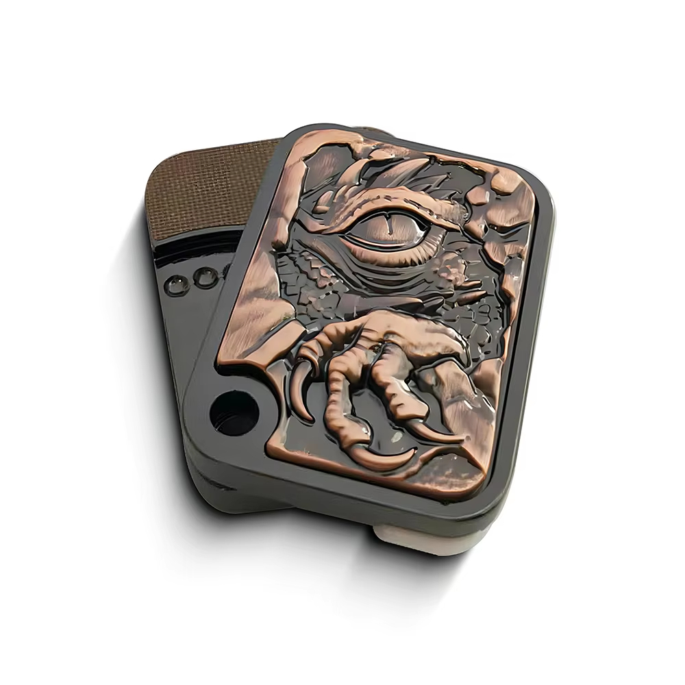 1 BPMODS Rồng Đẩy Fidget Trượt EDC Fidget Cảm Giác Chịu Áp Lực Kim Loại Fidget Xoay Đồ Chơi Đầu Ngón Tay Con Quay Hồi Chuyển Đồ Chơi