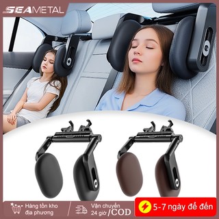 SEAMETALTAL Tựa Đầu Ô Tô Memory Xốp Bên Gối Ngủ Có Thể Điều Chỉnh Đa Năng Cổ Gối Có Móc Kép Tựa Đầu Cho Người Lớn Trẻ Em