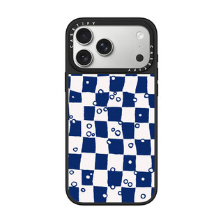 No Magnetic Dành Cho iPhone 17 16 15 Pro Max Checkerboard Cherry Case Cho iPhone 13 14 Pro Max Cứng PC Ốp điện thoại iPhone 17 Vỏ Gương Chống Sốc