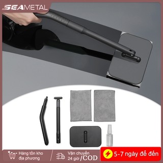 SEAMETAL Xe Phía Trước Kính Chắn Gió Bàn Chải Làm Sạch Velcro Bụi Lau Bụi Lau Có Thể Tháo Rời Có Thể Giặt Xe Quét Bụi