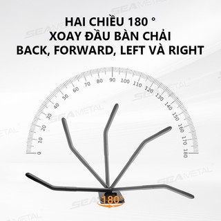 SEAMETAL Xe Phía Trước Kính Chắn Gió Bàn Chải Làm Sạch Velcro Bụi Lau Bụi Lau Có Thể Tháo Rời Có Thể Giặt Xe Quét Bụi
