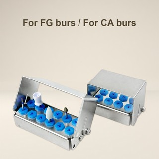 1 Chiếc Nồi Hấp Nha Khoa Bur Holder 8 / 12 / 30 Lỗ Hộp Khử Trùng Endo File Hộp Khử Trùng Kim Cương Burs Khoan Khối