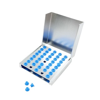 1 Cái Nha Khoa 40 Lỗ Đế Vệ Sinh Nồi Hấp Tủ tiệt Trùng Hộp Đựng Cho Máy Khoan Nha Khoa Tốc Độ Cao / Thấp