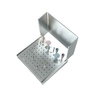 1 Chiếc 86 Lỗ Nha Khoa Bur Giá Đỡ Cho Nha Khoa Tốc Độ Cao Và Thấp Endo Hộp Làm Sạch Chân Đế 135°C Khối vỏ tiệt trùng tự động hấp