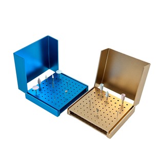 1 Chiếc 86 Lỗ Nha Khoa Bur Giá Đỡ Cho Nha Khoa Tốc Độ Cao Và Thấp Endo Hộp Làm Sạch Chân Đế 135°C Khối vỏ tiệt trùng tự động hấp