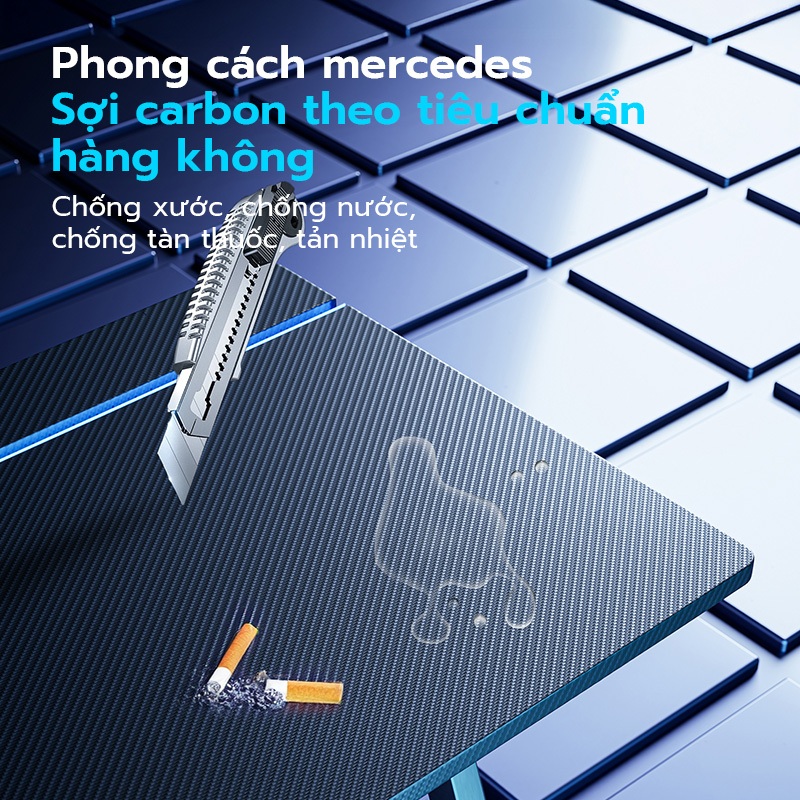 Xpanse F3 bàn gaming nắp lật giấu dây,mặt bàn carbon chống trầy xước,bàn chữ ZK|bàn làm việc | bàn làm việc văn phòng