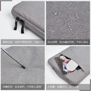 Túi đựng laptop vải oxford cho macbook air pro 11 12 13 14 15 16 inch Chống sốc dày