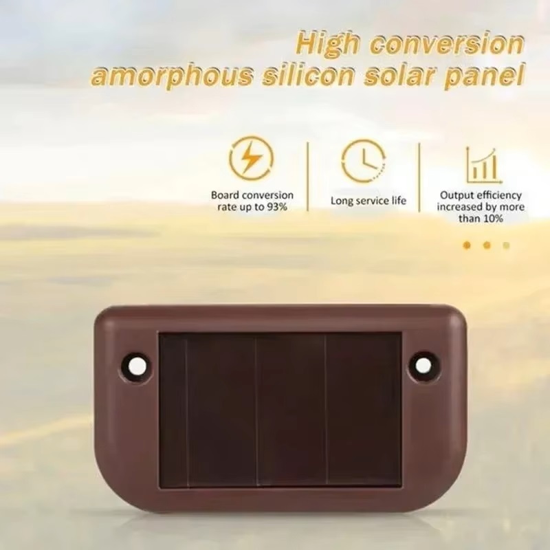 ECILY 2 / 4 / 8 Chiếc Đèn LED Năng Lượng Mặt Trời Đèn Sân Vườn Ngoài Trời Sàn Đèn Cầu Thang Năng Lượng Mặt Trời Ánh Sáng Chống Nước Đèn Bước Năng Lượng Mặt Trời Sân Vườn Trang Trí