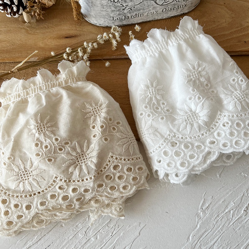 Vải Cotton Ren Gothic Retro dành cho Quần Áo Búp Bê - Phụ Kiện Thủ Công 1 Mét TJ7943