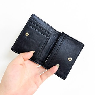 Mới Đơn Giản Da Cừu Đựng Thẻ Nữ Mini Da Thật Chính Hãng Ví Nhỏ