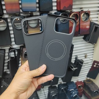 Ốp điện thoại sợi Carbon Aramid nguyên chất từ tính cho Google Pixel 10 9 Pro Fold Vỏ sạc không dây siêu mỏng
