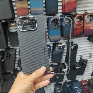 Ốp điện thoại sợi Carbon Aramid nguyên chất từ tính cho Google Pixel 10 9 Pro Fold Vỏ sạc không dây siêu mỏng