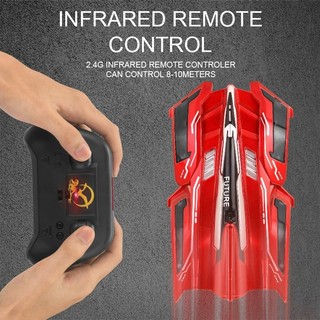 Xe điều khiển từ xa Xe leo tường điện có thể lái trên tường Xe đua RC 360° Đồ chơi đóng thế Rotat Drift Quà tặng bé trai