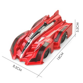 Xe điều khiển từ xa Xe leo tường điện có thể lái trên tường Xe đua RC 360° Đồ chơi đóng thế Rotat Drift Quà tặng bé trai