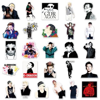 101 Chiếc Hàn Quốc Kpop Boy Star G-DRAGON Dán DIY Điện Thoại Notebook Vali Laptop Miếng Dán